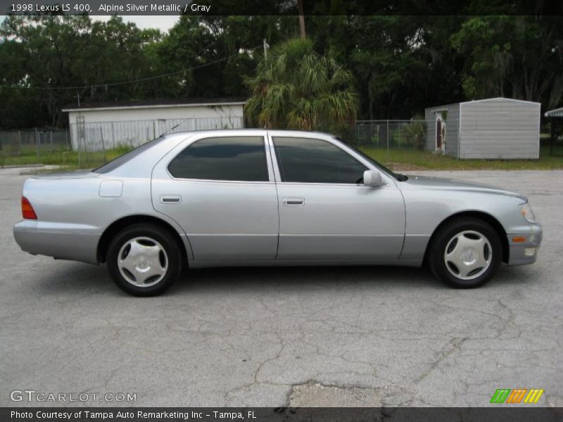 Alpine Silver Metallic / Gray 1998 Lexus LS 400
