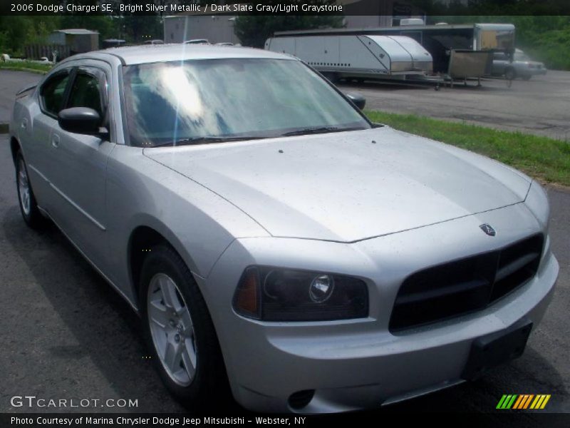 Bright Silver Metallic / Dark Slate Gray/Light Graystone 2006 Dodge Charger SE