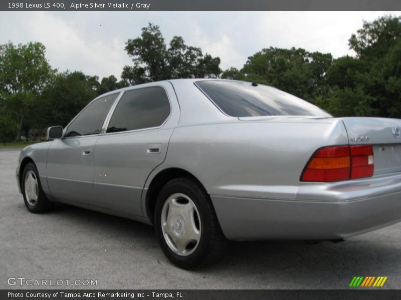 Alpine Silver Metallic / Gray 1998 Lexus LS 400