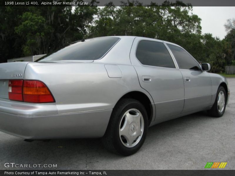 Alpine Silver Metallic / Gray 1998 Lexus LS 400