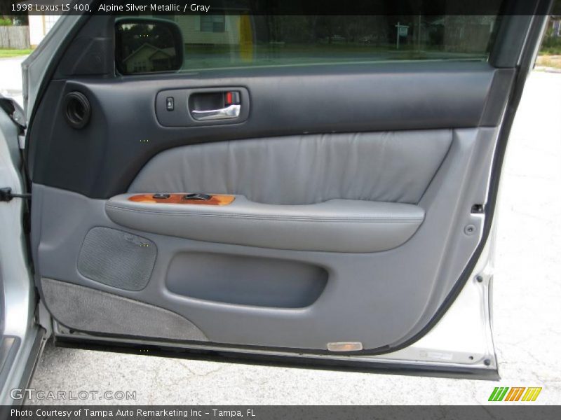 Alpine Silver Metallic / Gray 1998 Lexus LS 400