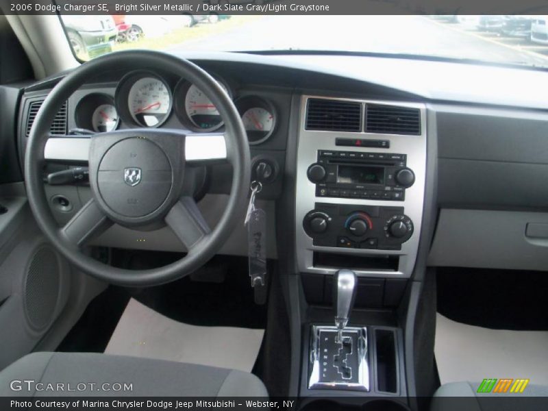 Bright Silver Metallic / Dark Slate Gray/Light Graystone 2006 Dodge Charger SE