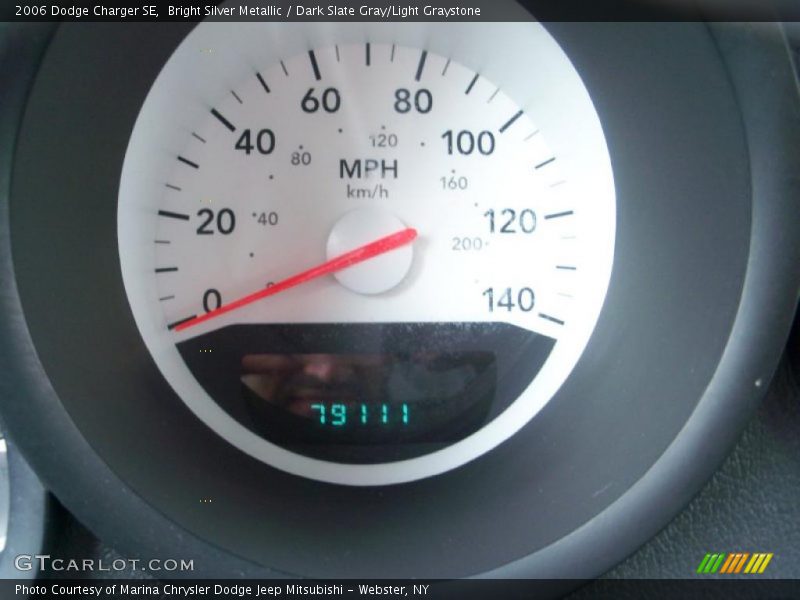 Bright Silver Metallic / Dark Slate Gray/Light Graystone 2006 Dodge Charger SE
