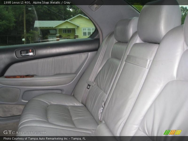 Alpine Silver Metallic / Gray 1998 Lexus LS 400