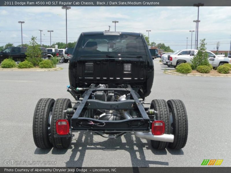 Black / Dark Slate/Medium Graystone 2011 Dodge Ram 4500 HD SLT Regular Cab Chassis