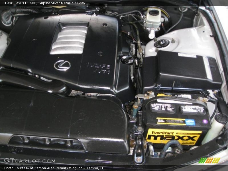 Alpine Silver Metallic / Gray 1998 Lexus LS 400