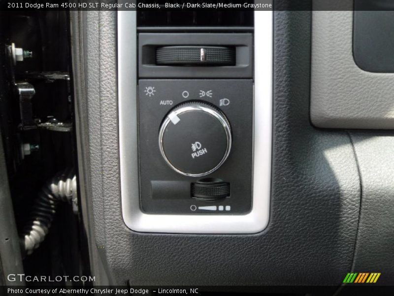 Black / Dark Slate/Medium Graystone 2011 Dodge Ram 4500 HD SLT Regular Cab Chassis
