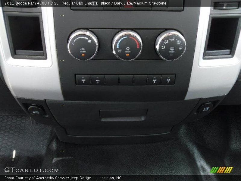 Black / Dark Slate/Medium Graystone 2011 Dodge Ram 4500 HD SLT Regular Cab Chassis