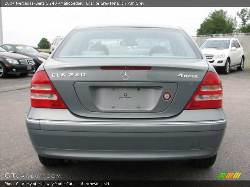 Granite Grey Metallic / Ash Grey 2004 Mercedes-Benz C 240 4Matic Sedan