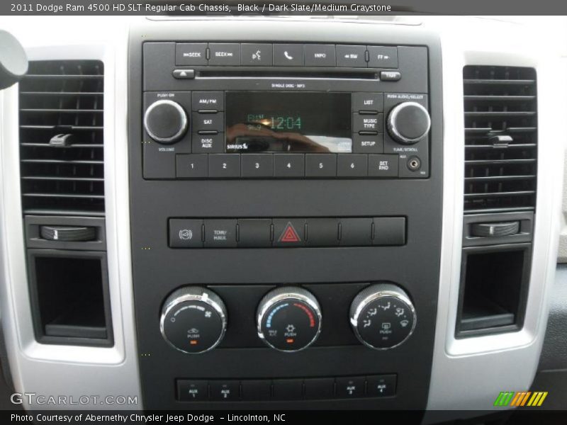 Black / Dark Slate/Medium Graystone 2011 Dodge Ram 4500 HD SLT Regular Cab Chassis