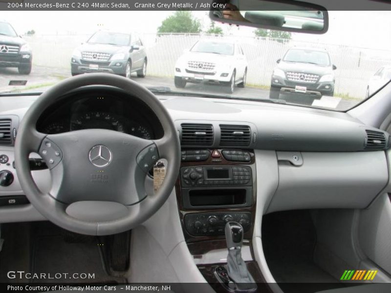 Granite Grey Metallic / Ash Grey 2004 Mercedes-Benz C 240 4Matic Sedan