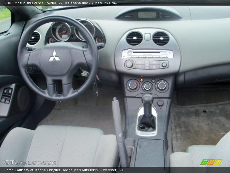 Kalapana Black / Medium Gray 2007 Mitsubishi Eclipse Spyder GS