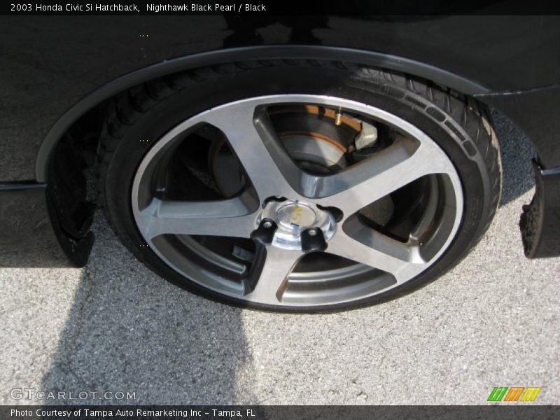 Nighthawk Black Pearl / Black 2003 Honda Civic Si Hatchback