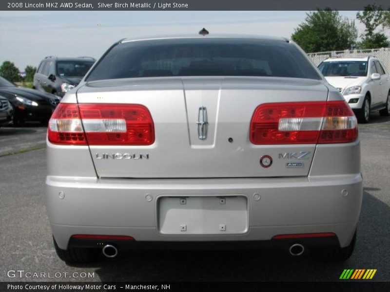 Silver Birch Metallic / Light Stone 2008 Lincoln MKZ AWD Sedan