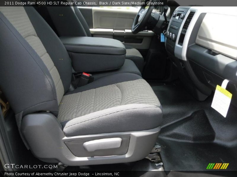 Black / Dark Slate/Medium Graystone 2011 Dodge Ram 4500 HD SLT Regular Cab Chassis