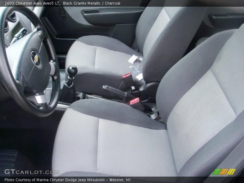 Black Granite Metallic / Charcoal 2009 Chevrolet Aveo Aveo5 LT
