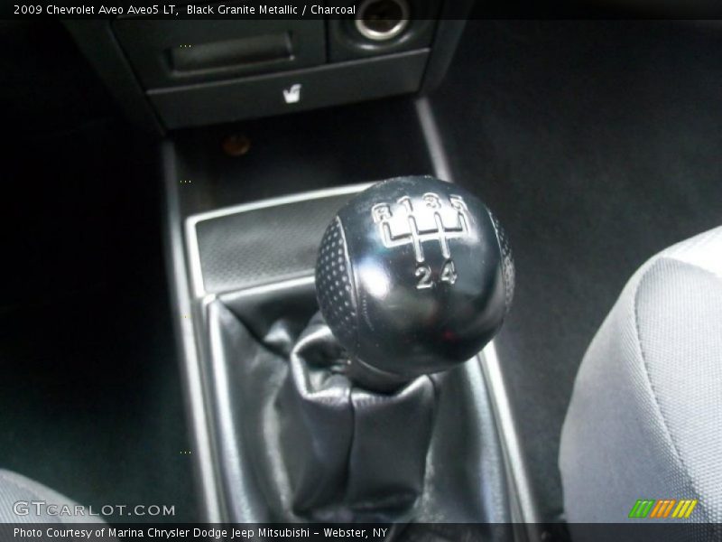 Black Granite Metallic / Charcoal 2009 Chevrolet Aveo Aveo5 LT