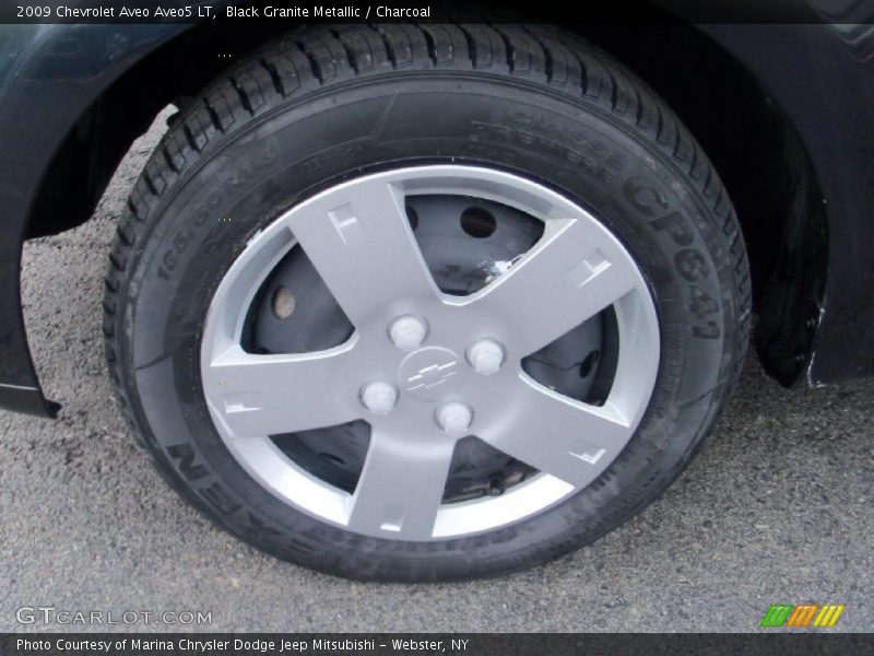 Black Granite Metallic / Charcoal 2009 Chevrolet Aveo Aveo5 LT
