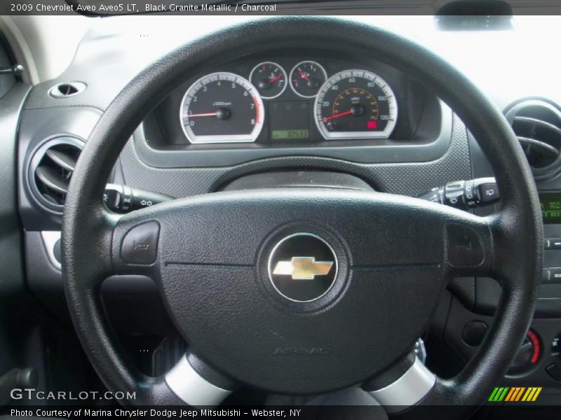 Black Granite Metallic / Charcoal 2009 Chevrolet Aveo Aveo5 LT