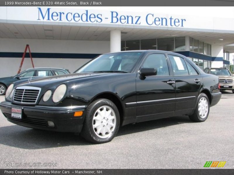 Black / Black 1999 Mercedes-Benz E 320 4Matic Sedan