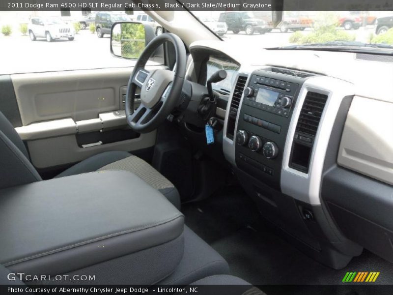 Black / Dark Slate/Medium Graystone 2011 Dodge Ram 4500 HD SLT Regular Cab Chassis