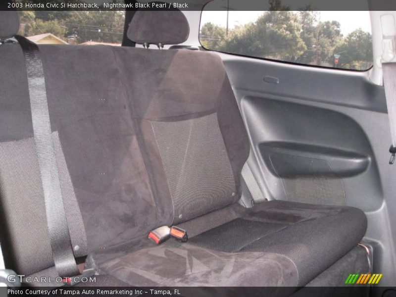 Nighthawk Black Pearl / Black 2003 Honda Civic Si Hatchback