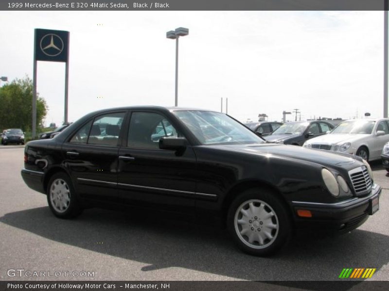 Black / Black 1999 Mercedes-Benz E 320 4Matic Sedan
