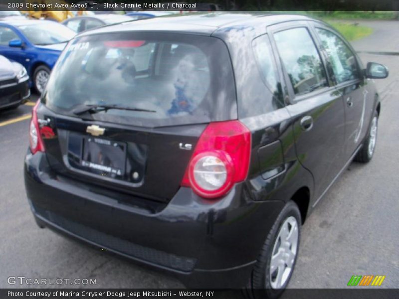 Black Granite Metallic / Charcoal 2009 Chevrolet Aveo Aveo5 LT