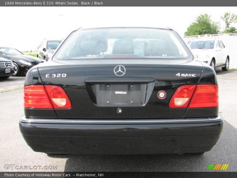 Black / Black 1999 Mercedes-Benz E 320 4Matic Sedan