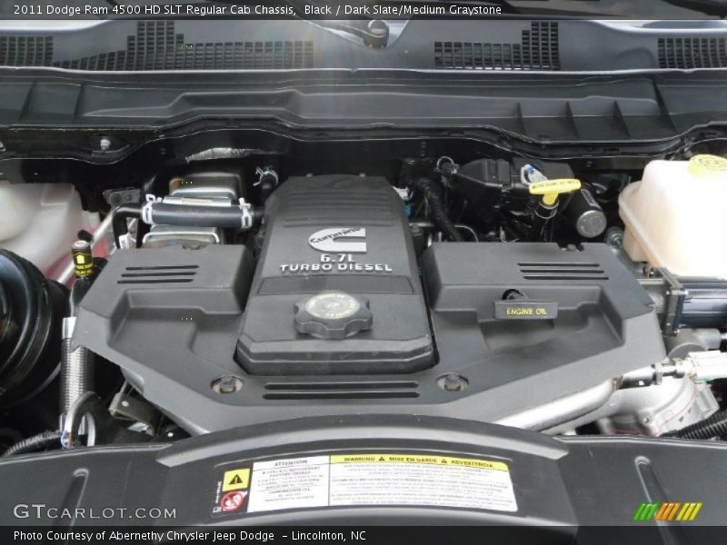 Black / Dark Slate/Medium Graystone 2011 Dodge Ram 4500 HD SLT Regular Cab Chassis