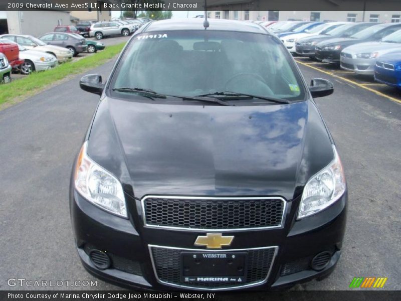 Black Granite Metallic / Charcoal 2009 Chevrolet Aveo Aveo5 LT