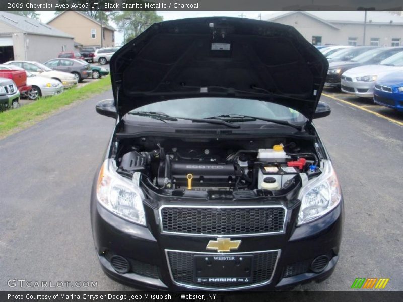 Black Granite Metallic / Charcoal 2009 Chevrolet Aveo Aveo5 LT