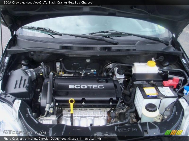 Black Granite Metallic / Charcoal 2009 Chevrolet Aveo Aveo5 LT