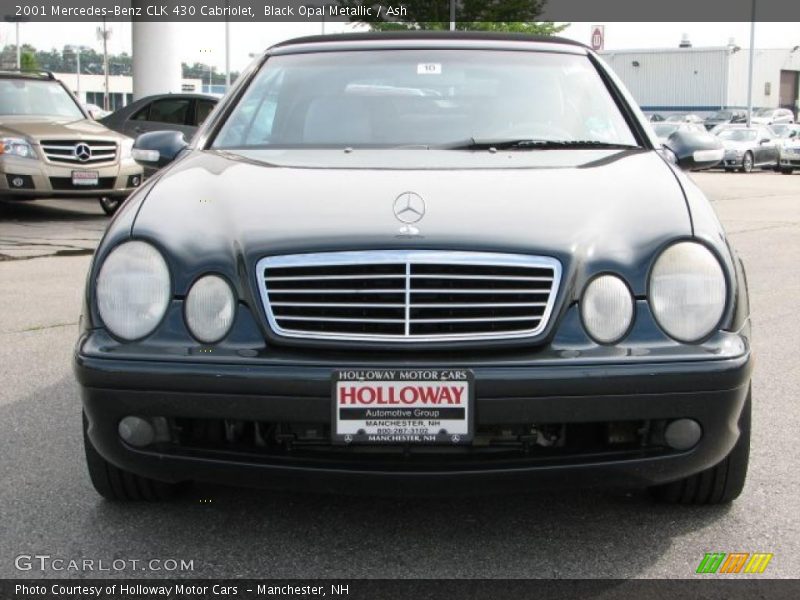 Black Opal Metallic / Ash 2001 Mercedes-Benz CLK 430 Cabriolet