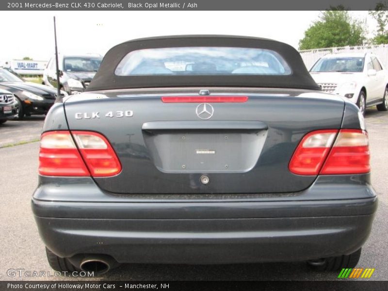 Black Opal Metallic / Ash 2001 Mercedes-Benz CLK 430 Cabriolet