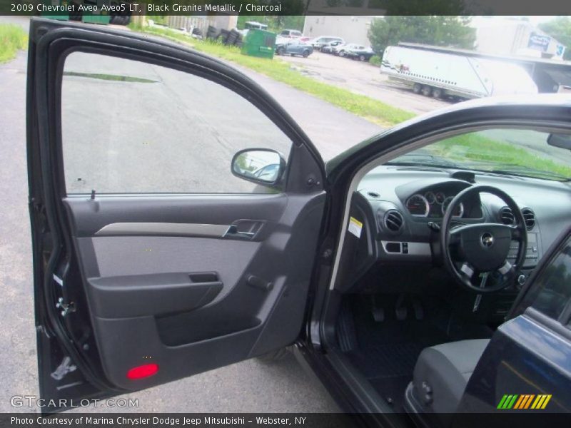 Black Granite Metallic / Charcoal 2009 Chevrolet Aveo Aveo5 LT