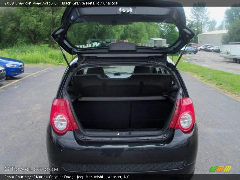 Black Granite Metallic / Charcoal 2009 Chevrolet Aveo Aveo5 LT