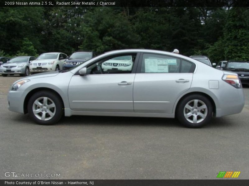 Radiant Silver Metallic / Charcoal 2009 Nissan Altima 2.5 SL