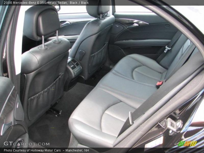 Black / Black 2008 Mercedes-Benz E 350 4Matic Sedan