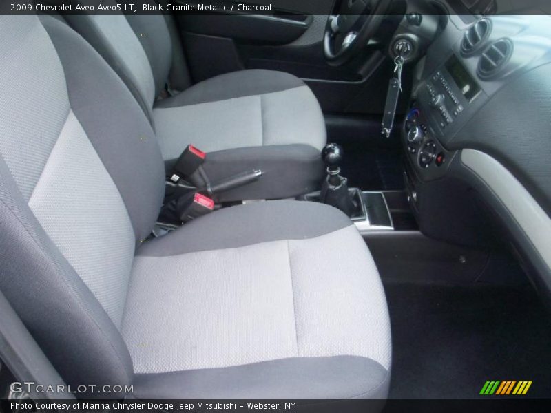 Black Granite Metallic / Charcoal 2009 Chevrolet Aveo Aveo5 LT