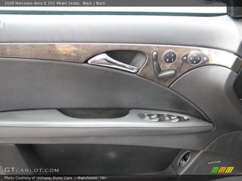 Black / Black 2008 Mercedes-Benz E 350 4Matic Sedan
