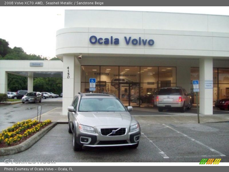 Seashell Metallic / Sandstone Beige 2008 Volvo XC70 AWD