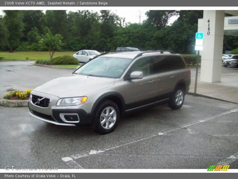 Seashell Metallic / Sandstone Beige 2008 Volvo XC70 AWD