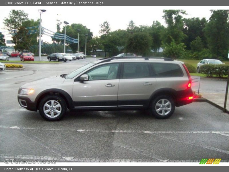Seashell Metallic / Sandstone Beige 2008 Volvo XC70 AWD