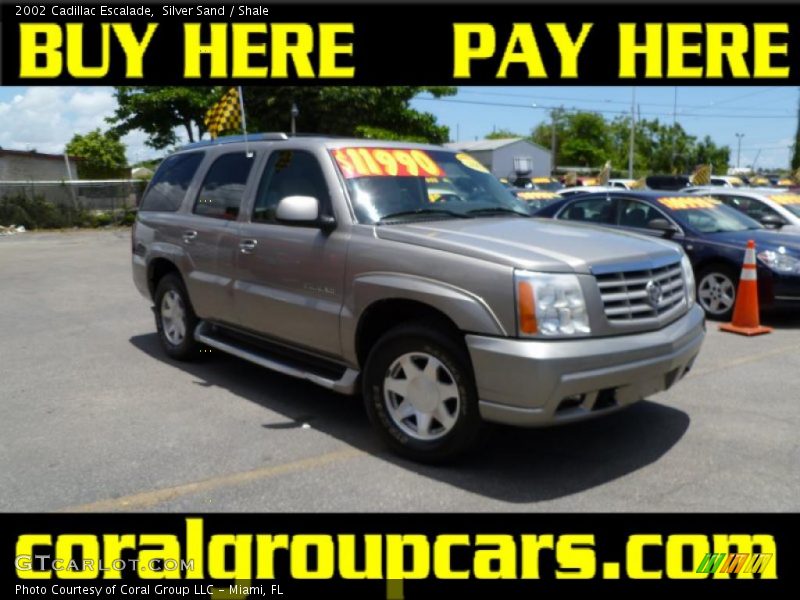 Silver Sand / Shale 2002 Cadillac Escalade