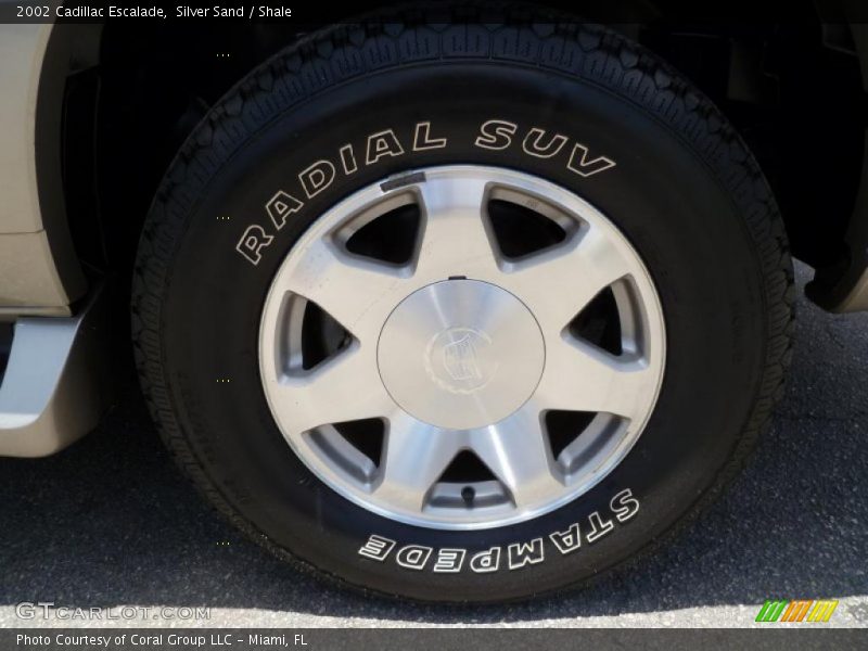 Silver Sand / Shale 2002 Cadillac Escalade