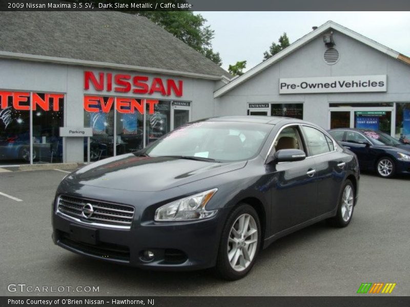 Dark Slate Metallic / Caffe Latte 2009 Nissan Maxima 3.5 SV