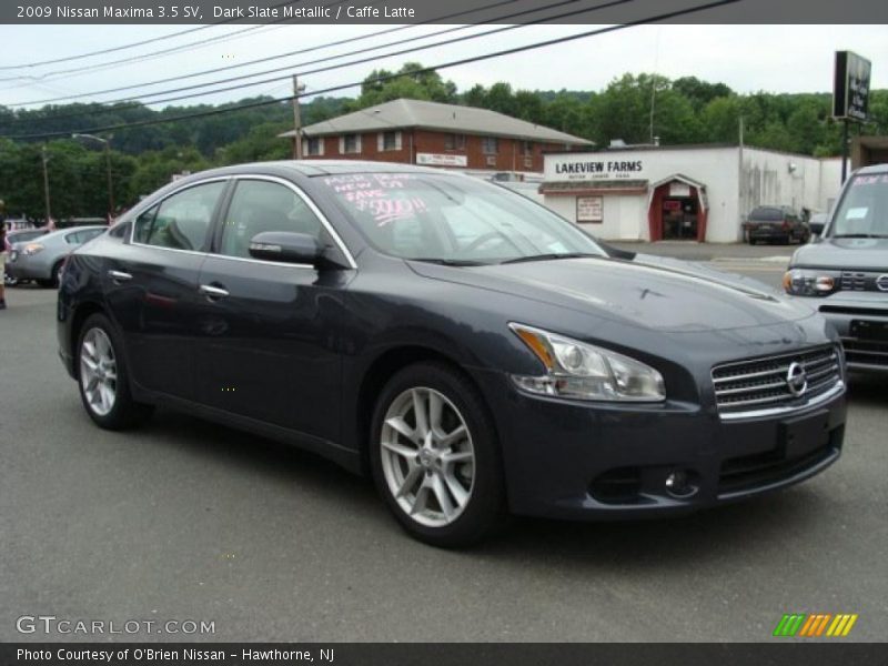 Dark Slate Metallic / Caffe Latte 2009 Nissan Maxima 3.5 SV