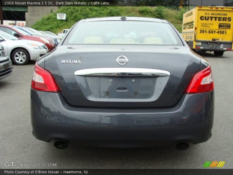 Dark Slate Metallic / Caffe Latte 2009 Nissan Maxima 3.5 SV
