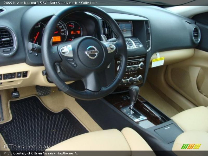 Dark Slate Metallic / Caffe Latte 2009 Nissan Maxima 3.5 SV